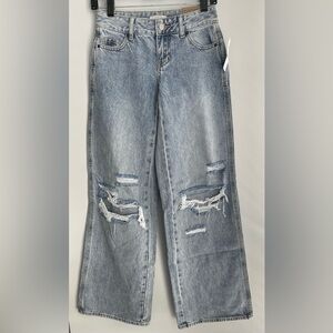 Pacsun low rise baggy wide leg jeans